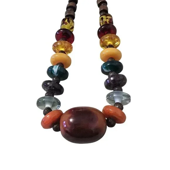 Set of 2 Stunning beaded necklaces - Picture 7 of 10